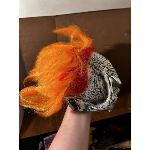 Marvel Disguise 2004 Ghost Rider Mask Halloween Cosplay Good Condition - Picture 3 of 5